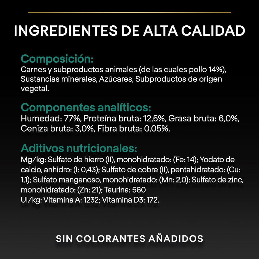 85 g Pro Plan Adult Maintenance Terrina rico en pollo para gatos, , large Imagen numero 5